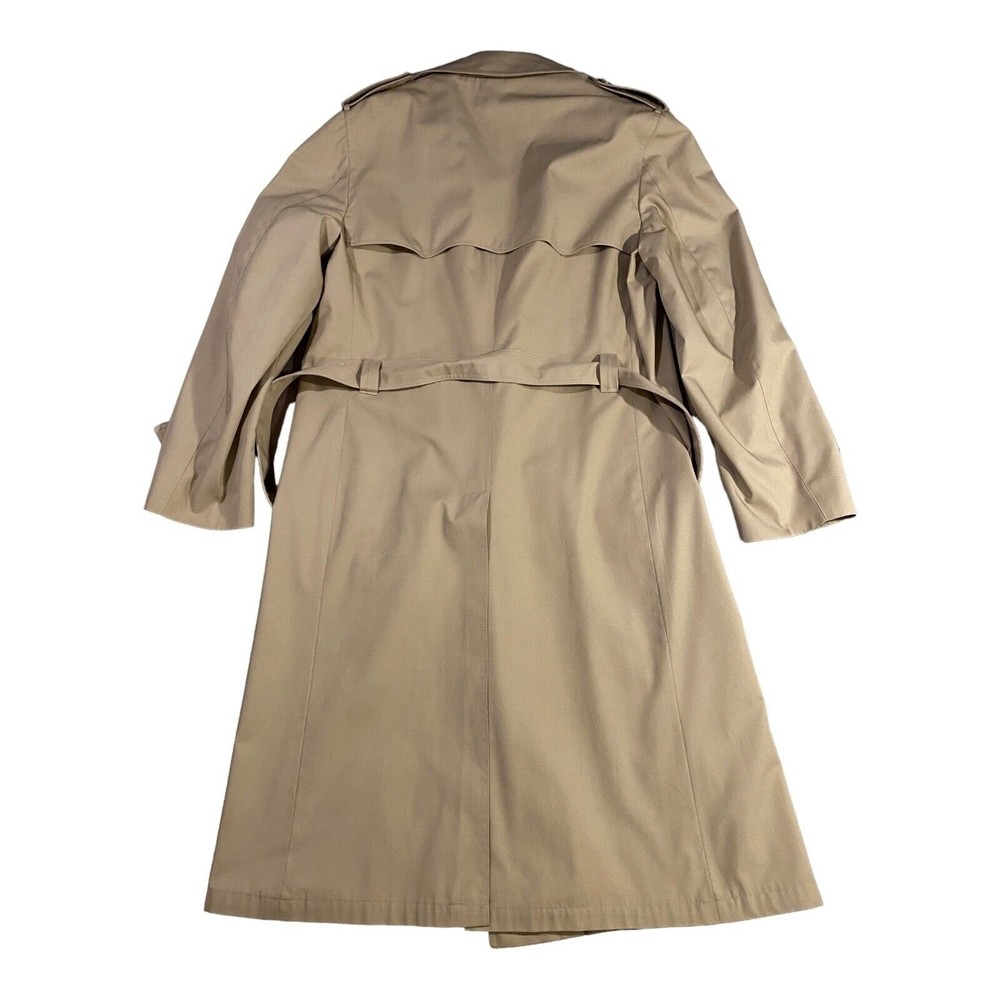 Vintage Christian Dior Saks Fifth Avenue Trench Coat No Liner - Picture 2 of 9